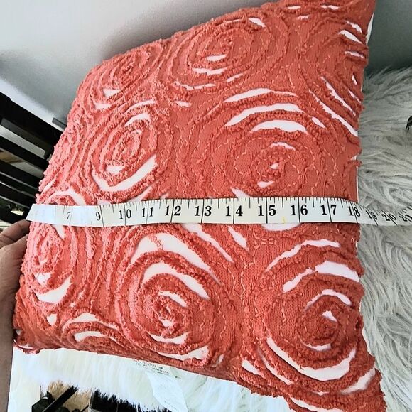 Pillowfort accent pillow coral color - Picture 3 of 5